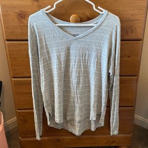 Mossimo gray stripped shirt